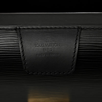 Louis Vuitton Epi Serviette Fermoir Briefcase Black 6 of 8