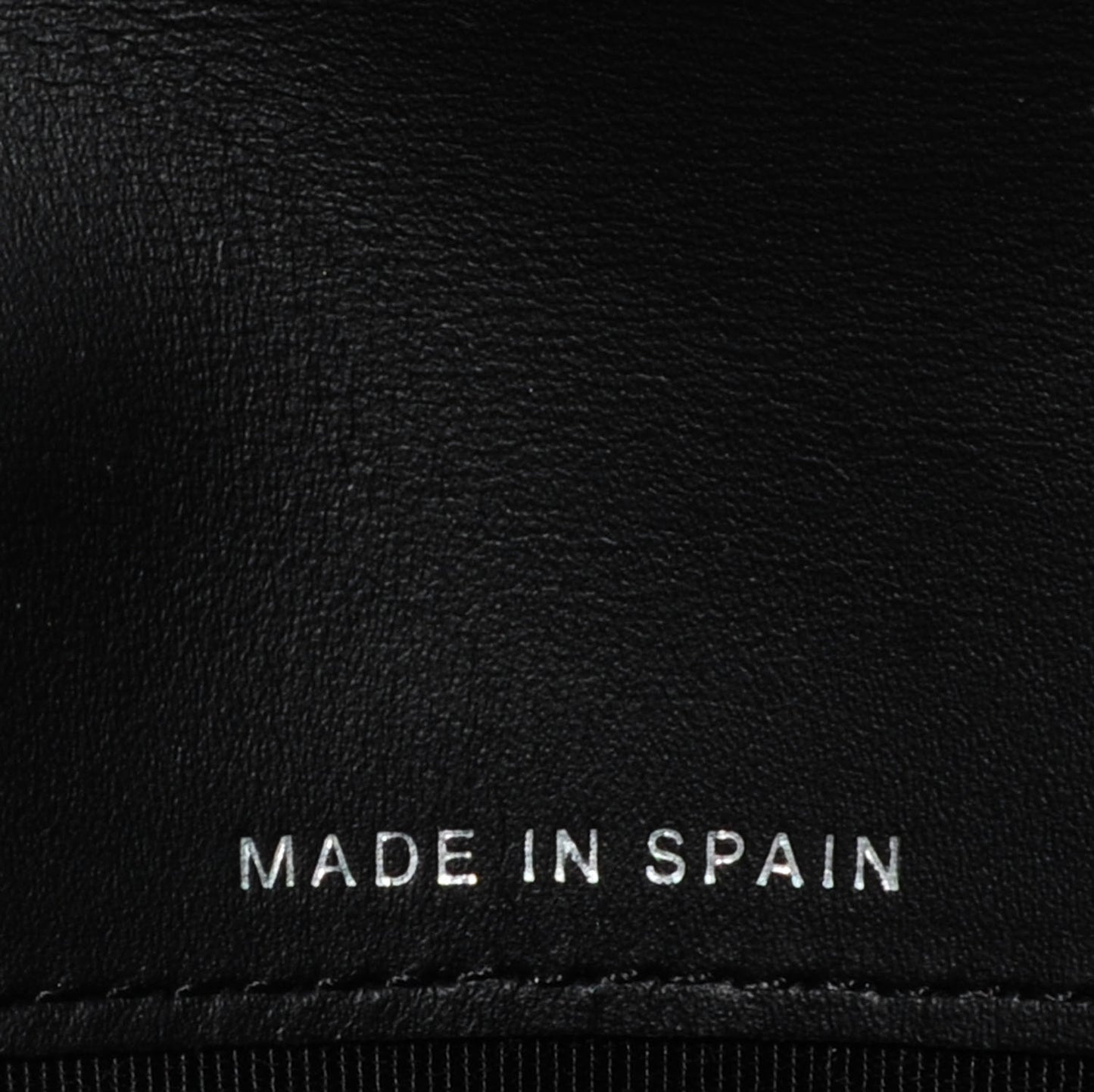 Patent CC Large Gusset Flap Wallet Black