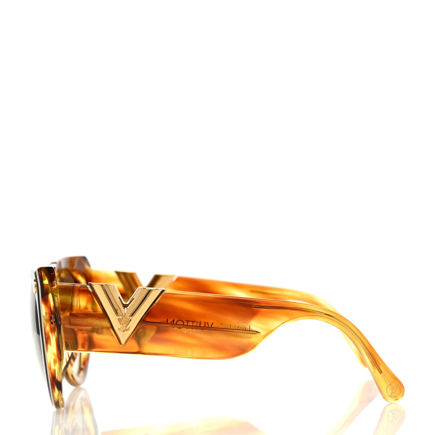 Louis Vuitton Acetate My Fair Lady Sunglasses Z1364E Tortoise 3 of 8
