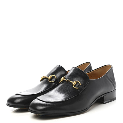 Gucci Goatskin Mens Horsebit Loafers 10.5 Black 3 of 10