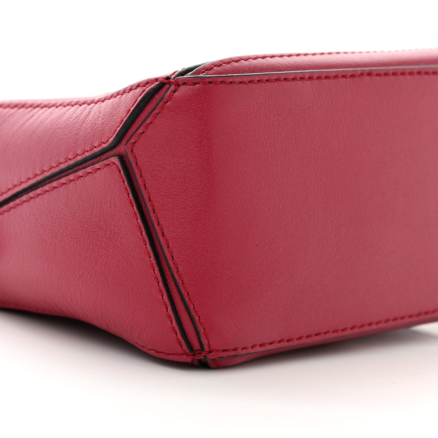 Loewe Calfskin Mini Puzzle Bag Raspberry 9 of 11