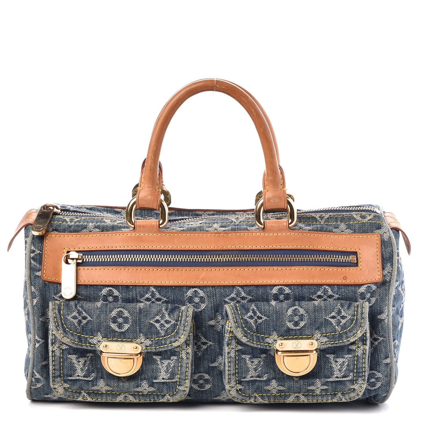 Monogram Denim Neo Speedy Blue