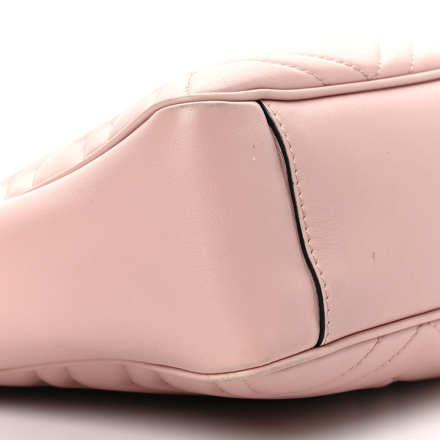 Calfskin Matelasse Medium GG Marmont Open Top Shoulder Bag Perfect Pink
