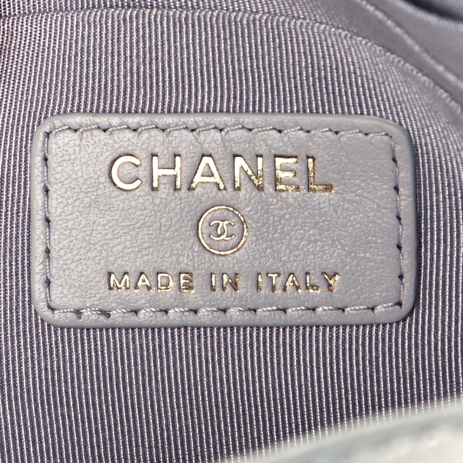 Chanel Caviar Quilted Camera Case Grey 6 of 10