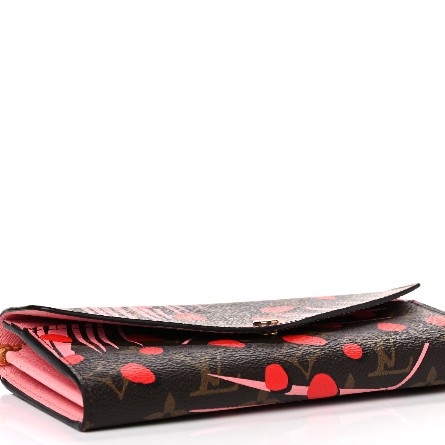 Louis Vuitton Monogram Jungle Dots Sarah Wallet Sugar Pink Poppy 5 of 10