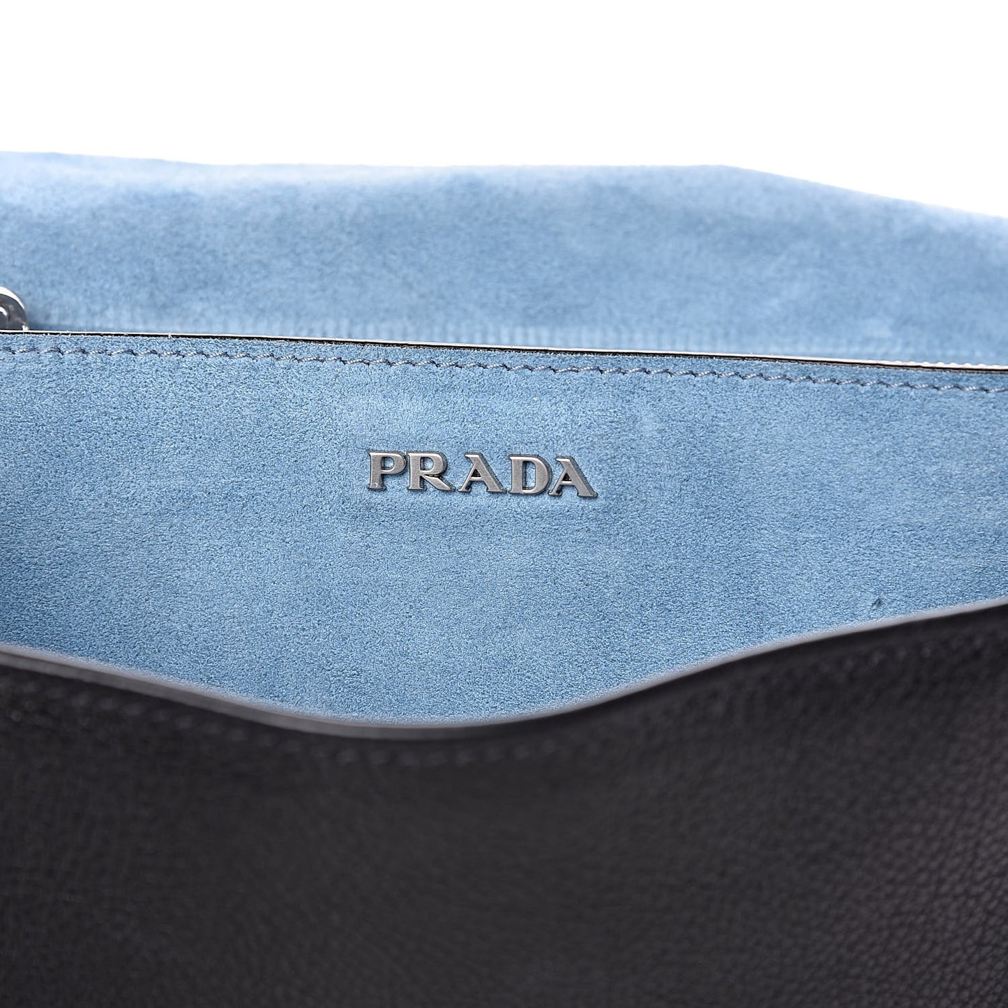 Glace Calf Large Soft Cahier Bag Black Astrale