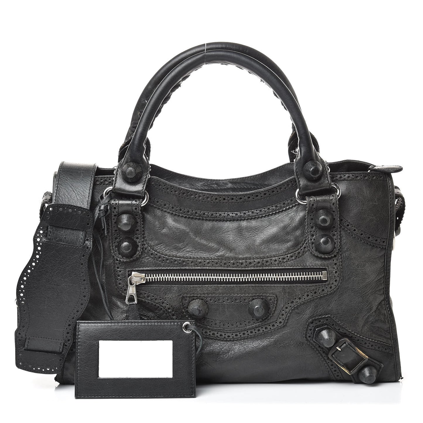 Agneau Giant Brogues Hardware City Black