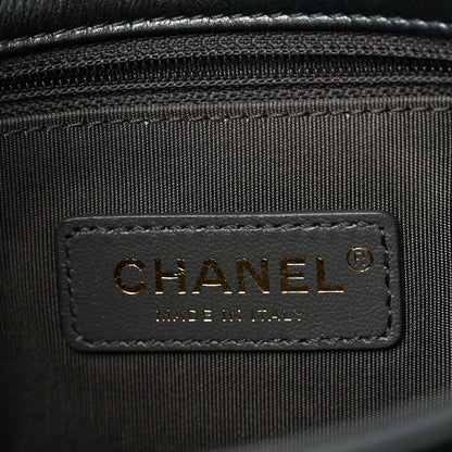 Chanel Metallic Calfskin Micro Quilted Small Flap Blue 7 of 11