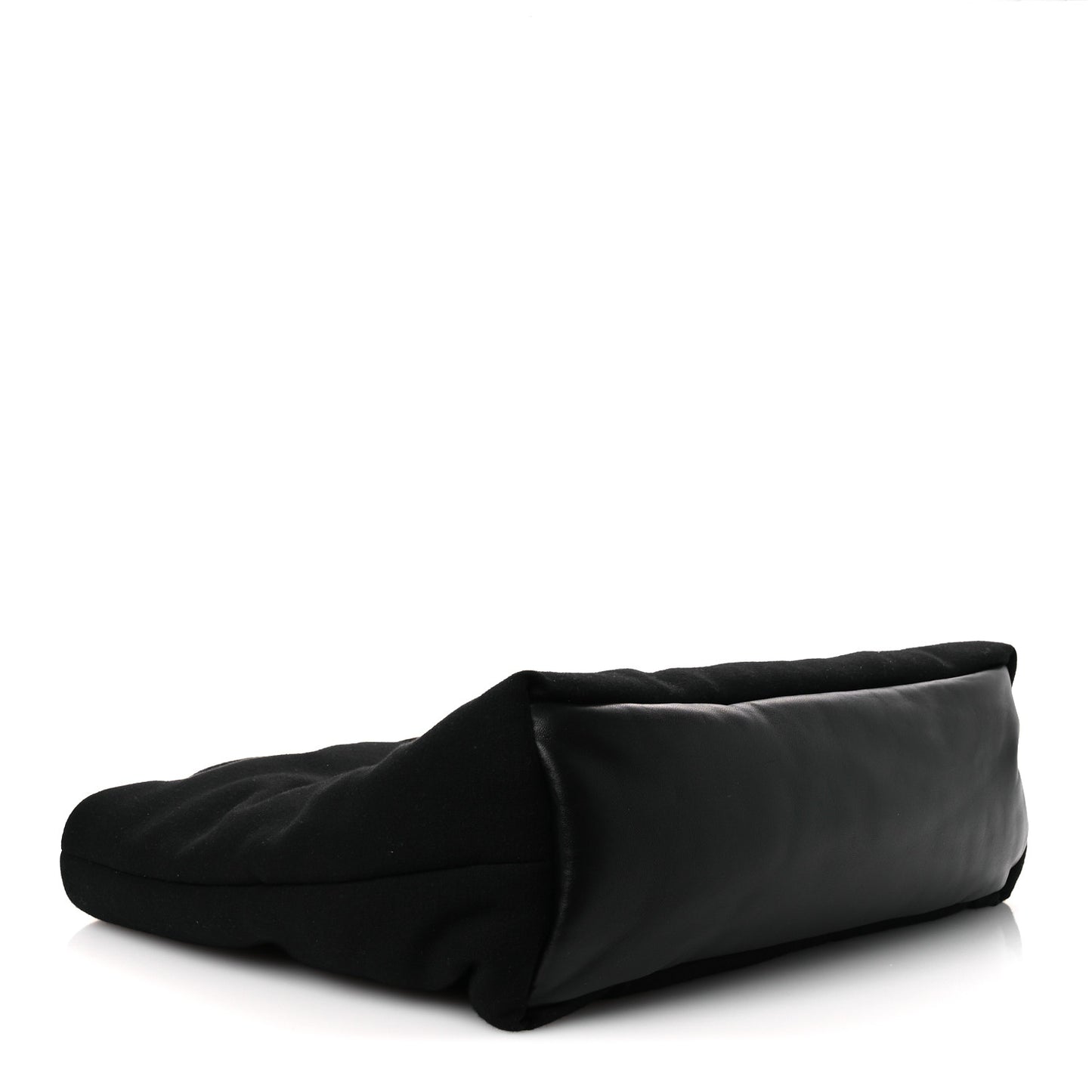 Jersey Wide Puffer Tote Black