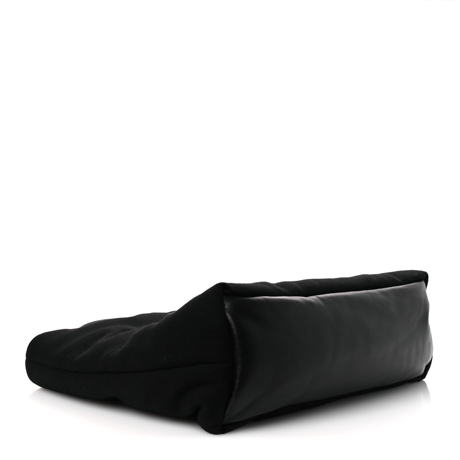 Saint Laurent Jersey Wide Puffer Tote Black 4 of 10