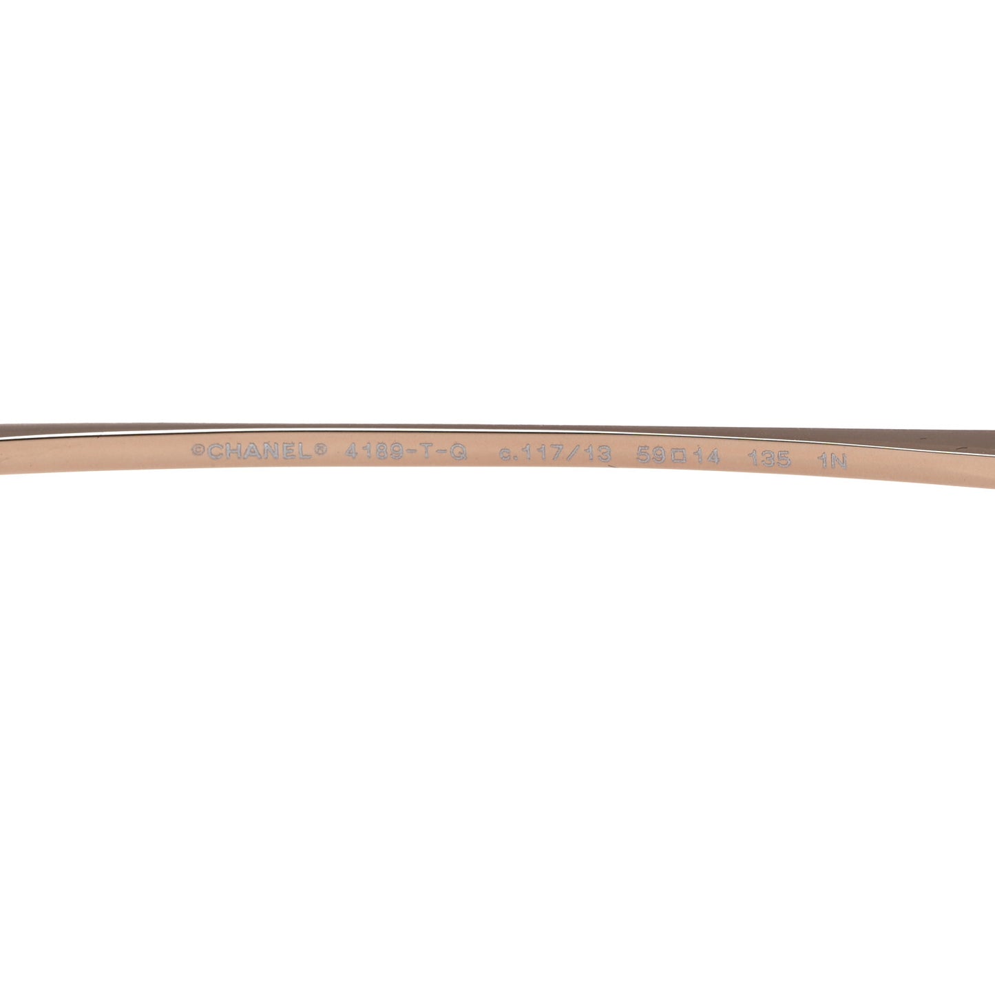Metal Aviator CC Sunglasses 4189-T-Q Rose