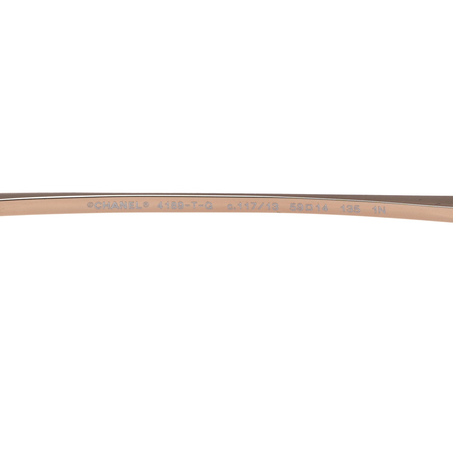 Chanel Metal Aviator CC Sunglasses 4189-T-Q Rose 5 of 8
