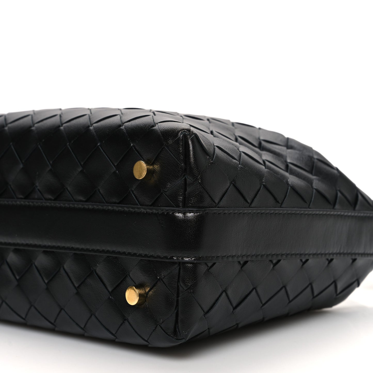 Calfskin Nappa Intrecciato Mini Wallace Black