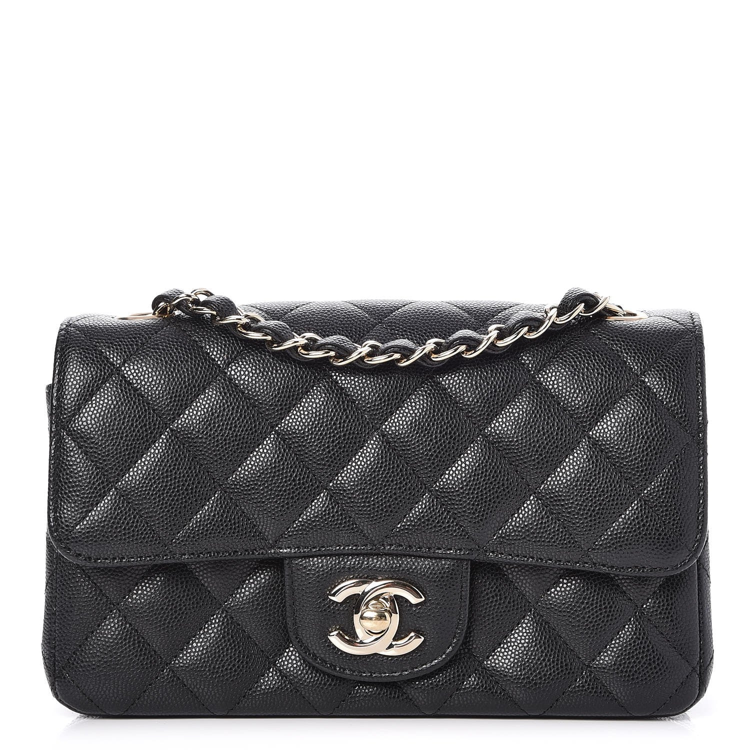 Chanel Caviar Quilted Mini Rectangular Flap Black 1 of 8