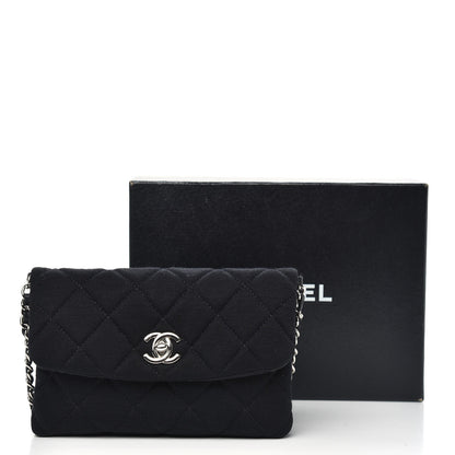 Chanel Jersey Quilted Mini Flap Black 10 of 10