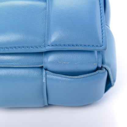 Bottega Veneta Lambskin Maxi Intreccio Padded Chain Cassette Crossbody Bag Swimming Pool 11 of 15