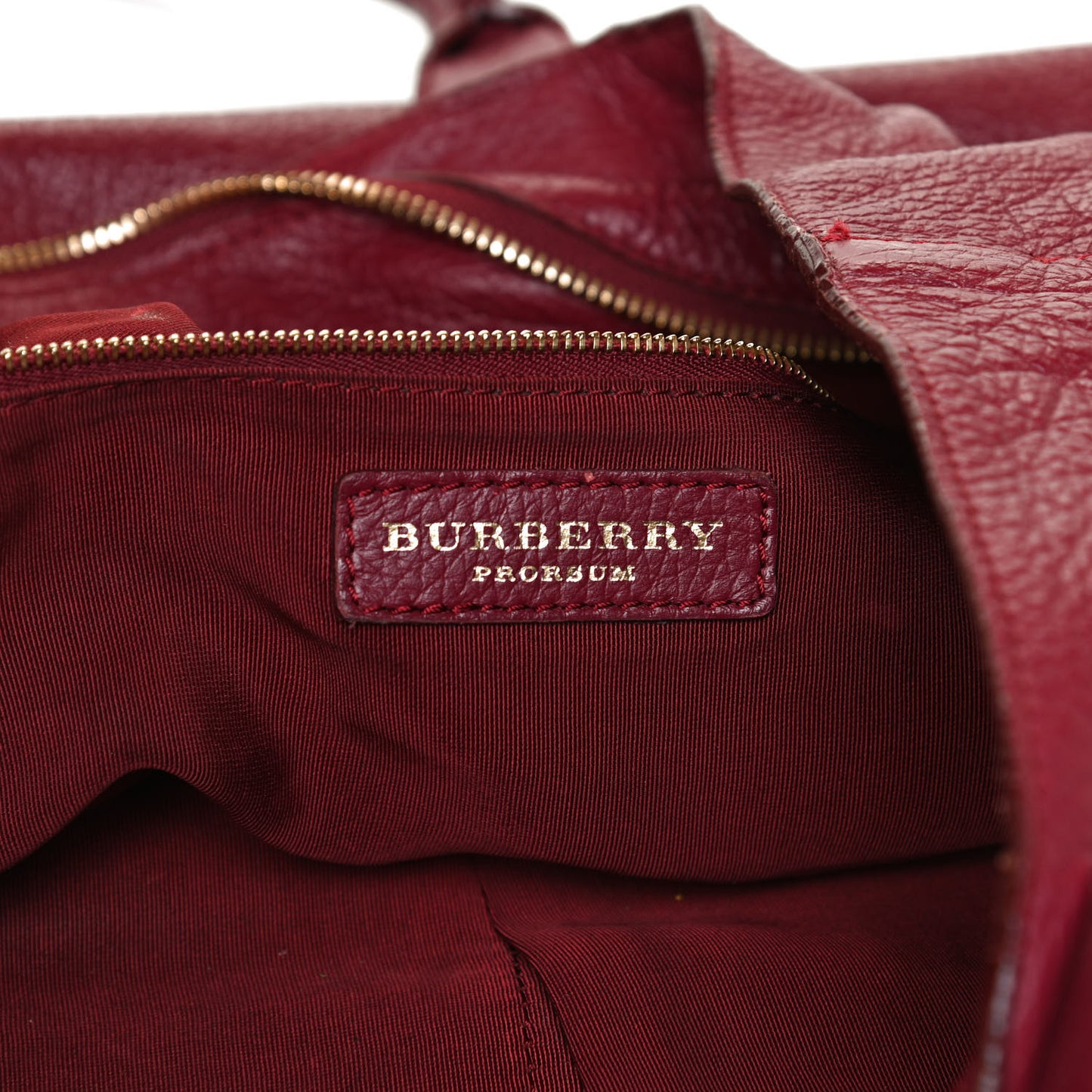 Prorsum Deerskin Tote Red