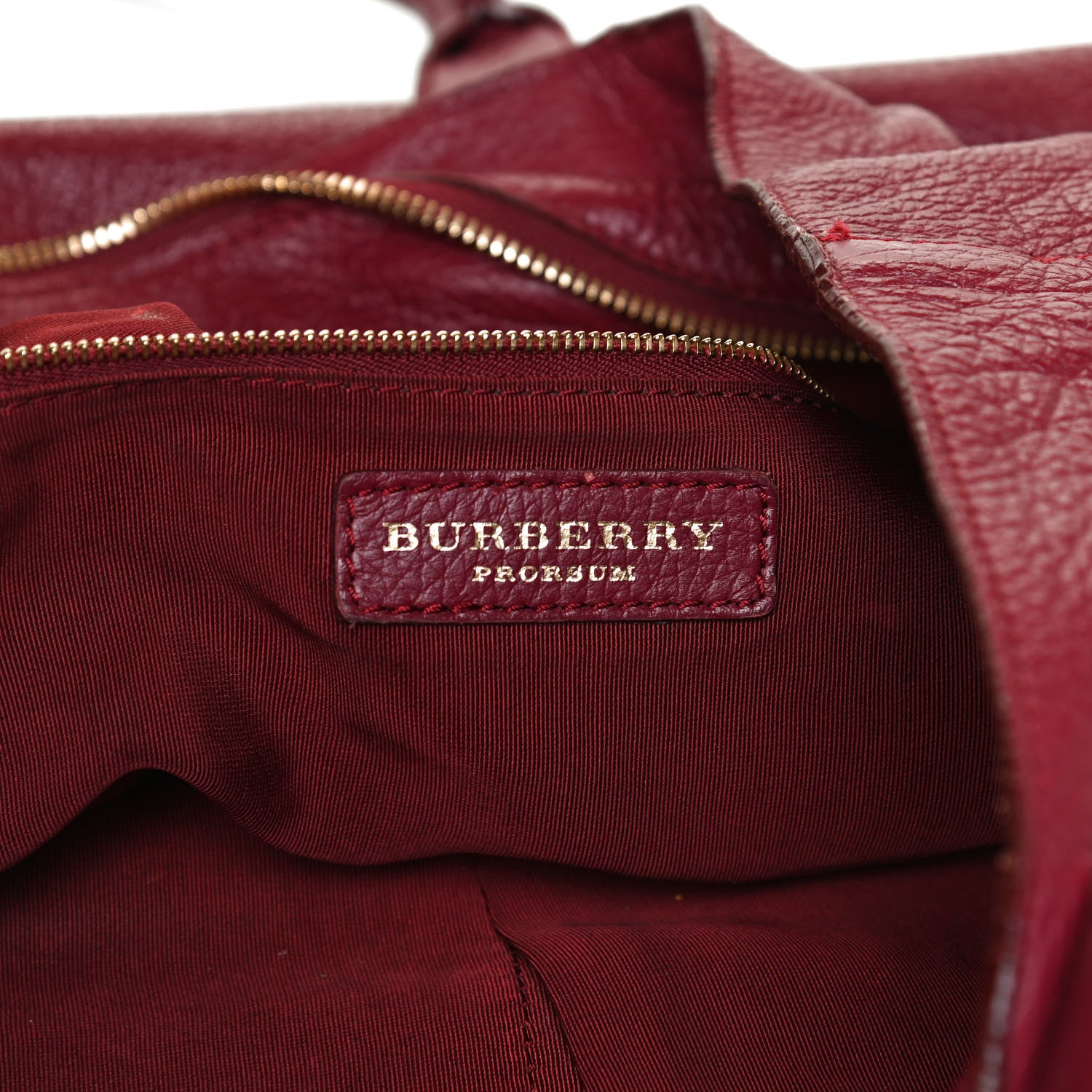 Burberry Prorsum Deerskin Tote Red 6 of 17