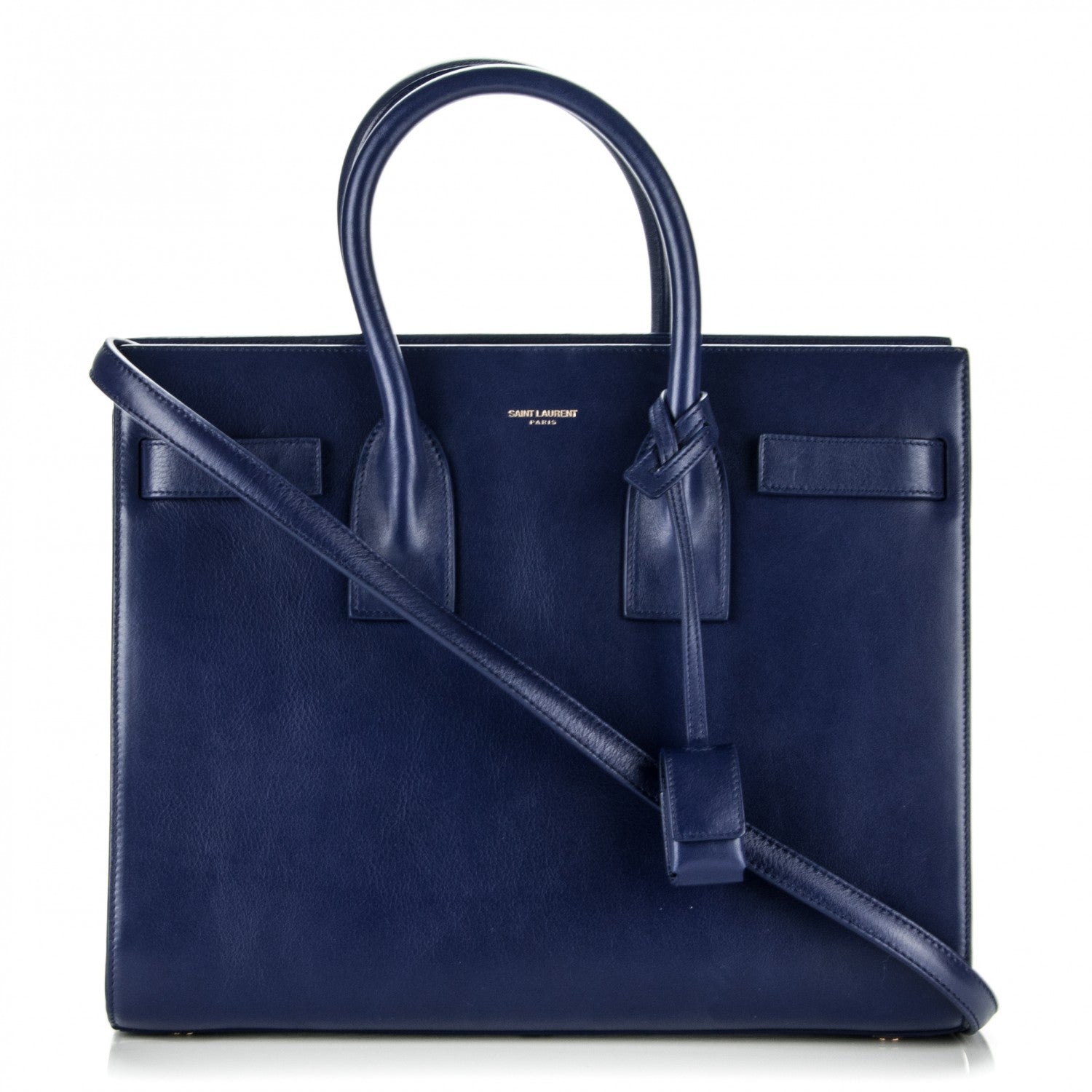 Saint Laurent Calfskin Small Sac De Jour New Marine 1 of 7