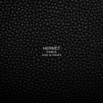 Hermes Taurillon Clemence Monochrome Picotin Lock 18 PM Black 6 of 10