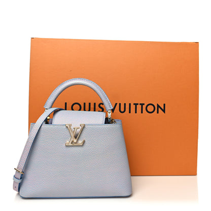 Louis Vuitton Taurillon Summer Stardust Capucines BB Lilas Purple 12 of 12