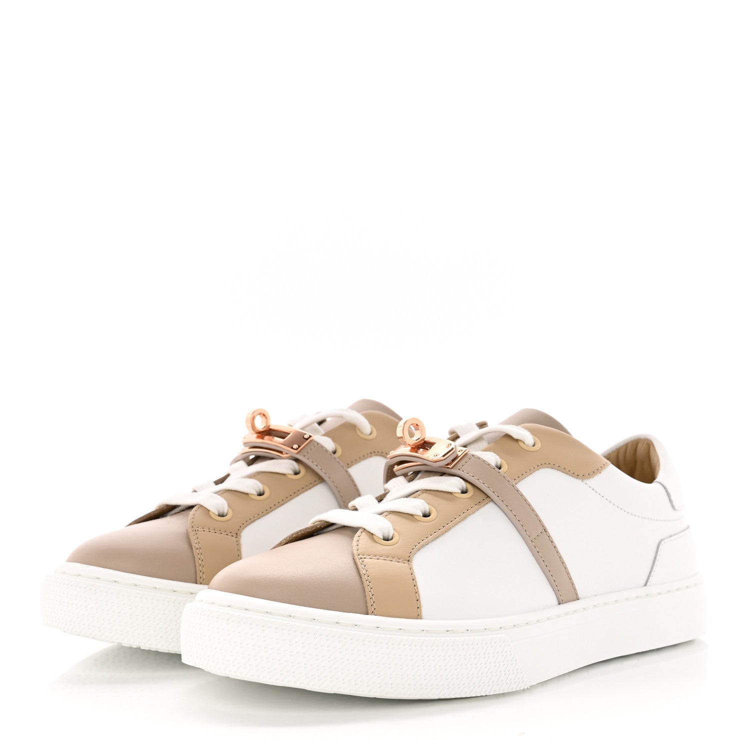 Hermes Calfskin Day Sneakers 37 Multicolor White 3 of 15