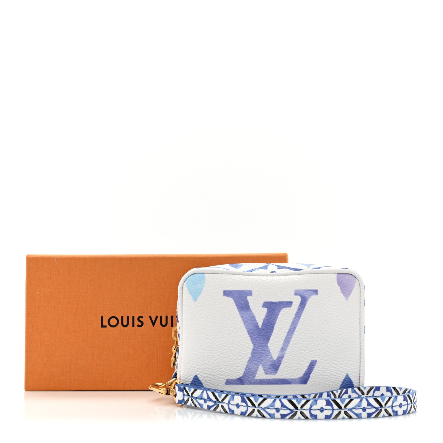 Louis Vuitton Monogram Giant Watercolor Wapity Case Blue 9 of 9