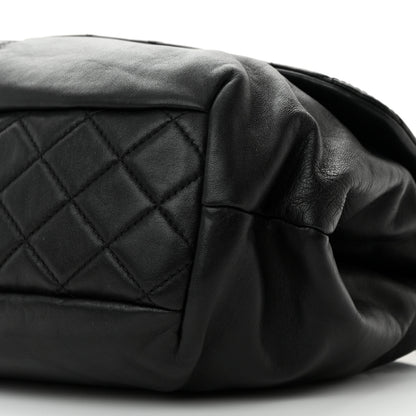 Chanel Calfskin Quilted Large Trianon Messenger Flap Black 11 of 13