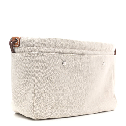 Hermes Canvas Barenia Fourbi 25 MM Pouch Naturel Fauve 3 of 10