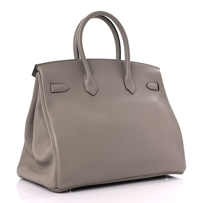 Hermes Taurillon Novillo Birkin 35 Gris Asphalte 3 of 12