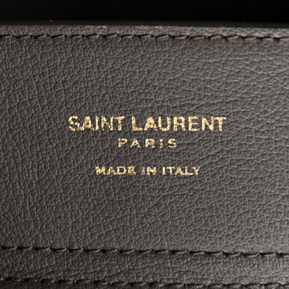 Saint Laurent Calfskin Large Shopping Tote Asphalt 7 of 16