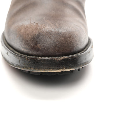 Hermes Etriviere Calfskin Lodge Boots 40 Havane 17 of 17
