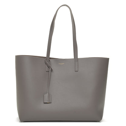 Saint Laurent Calfskin Large Shopping Tote Fog 1 of 7