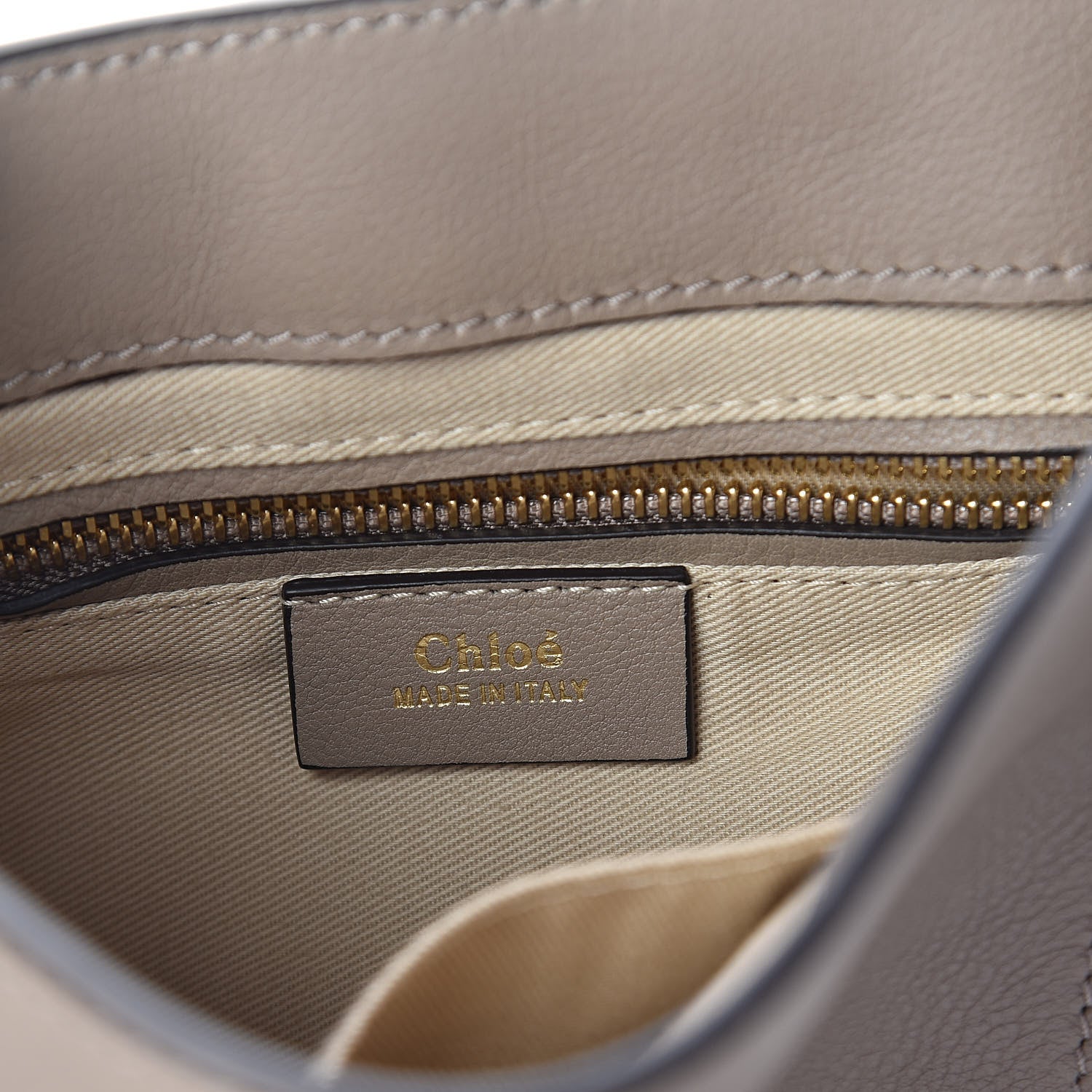 Chloe Suede Calfskin Small Faye Backpack Motty Grey 6 of 9