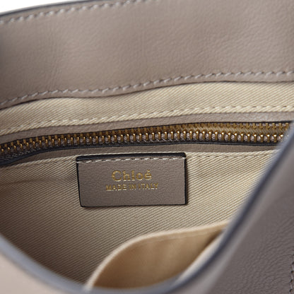Chloe Suede Calfskin Small Faye Backpack Motty Grey 6 of 9