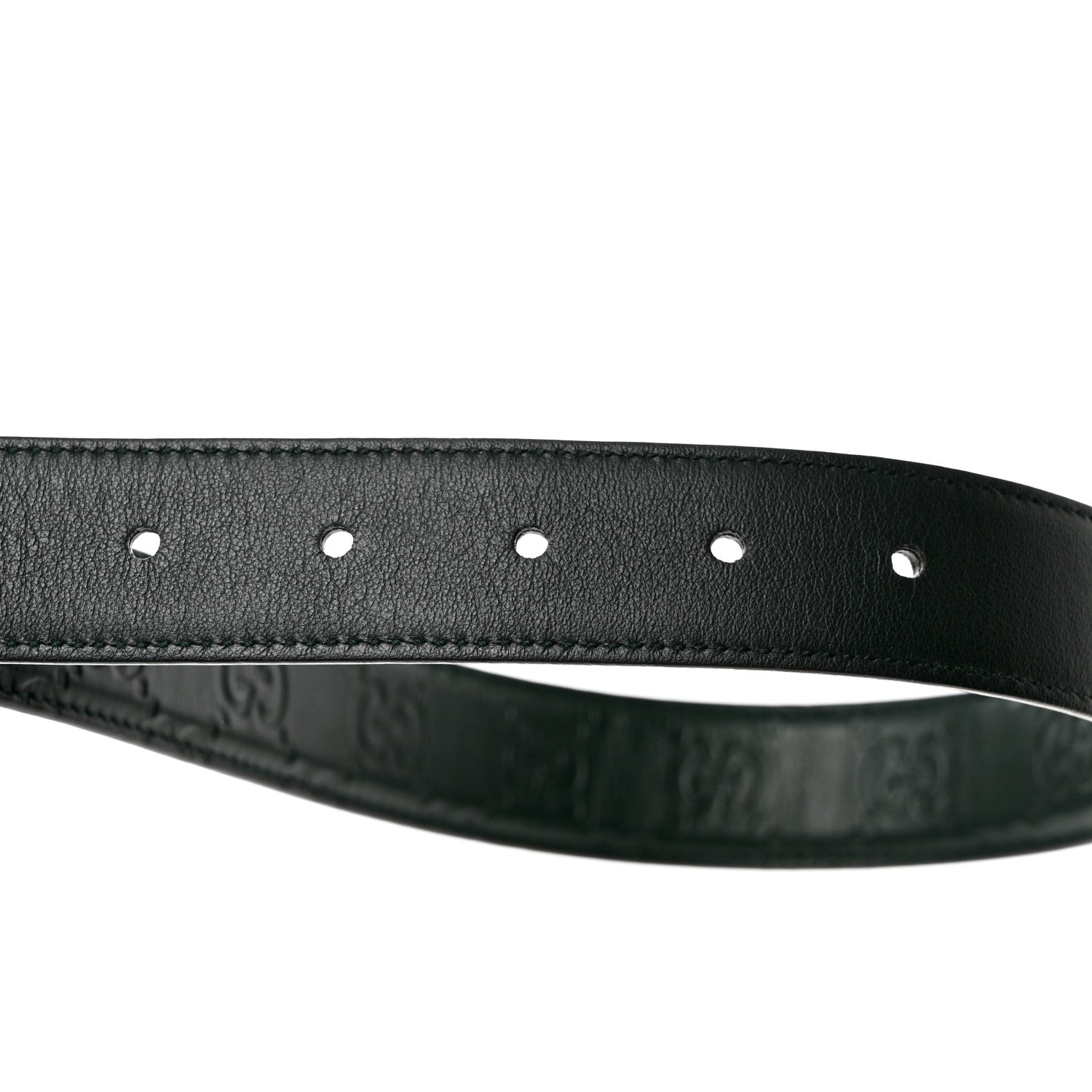 Gucci Guccissima Signature 30mm Belt 90 36 Verde 4 of 5