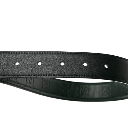 Gucci Guccissima Signature 30mm Belt 90 36 Verde 4 of 5