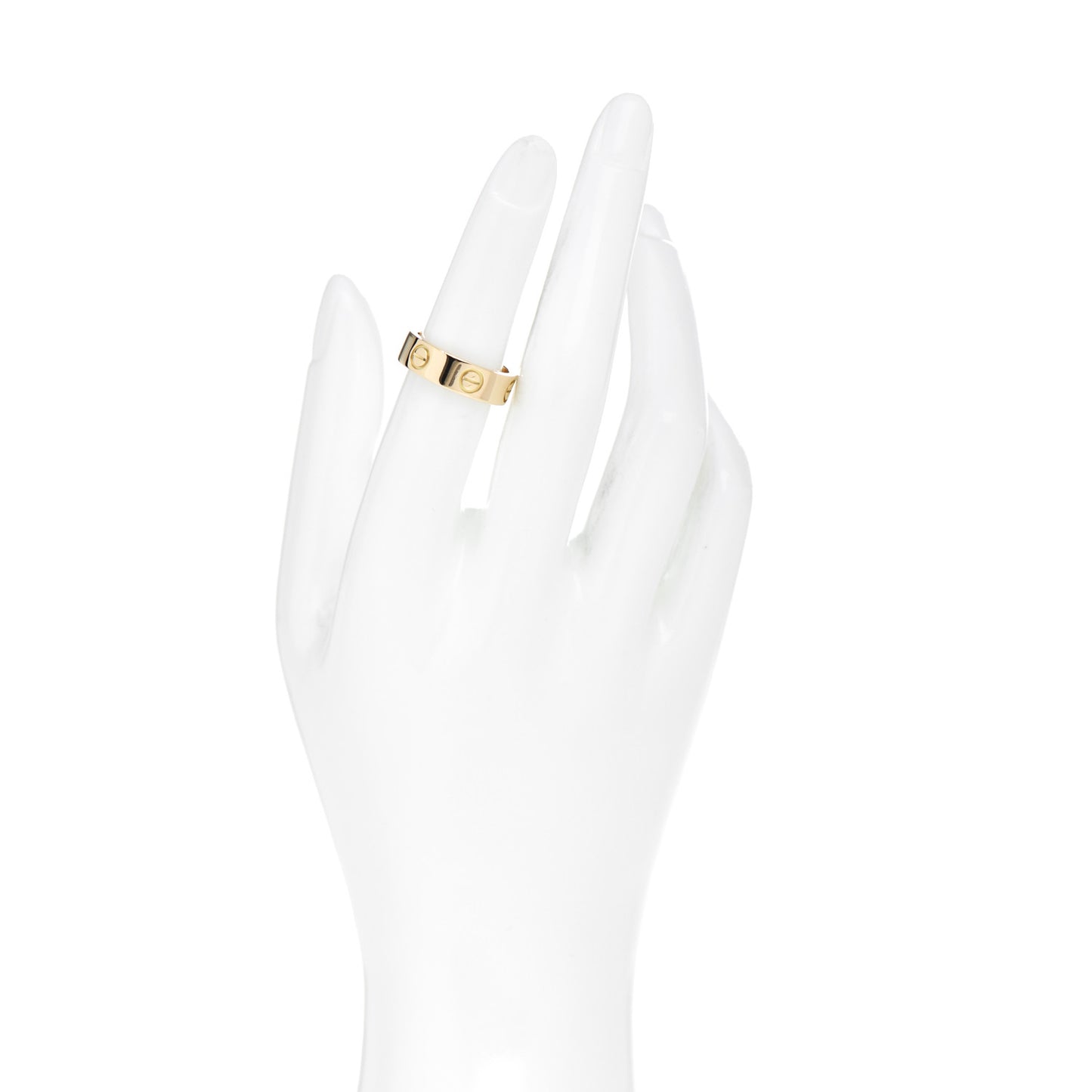 18K Yellow Gold 5.5mm LOVE Ring 52 6