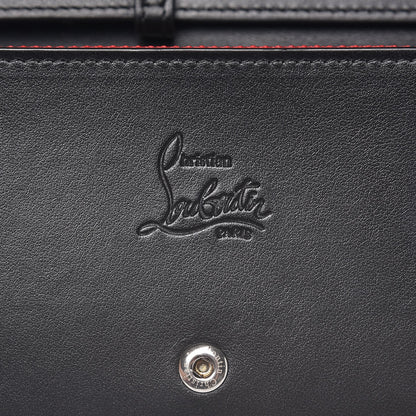 Christian Louboutin Calfskin Macaron Spiked Flap Wallet Black 6 of 8