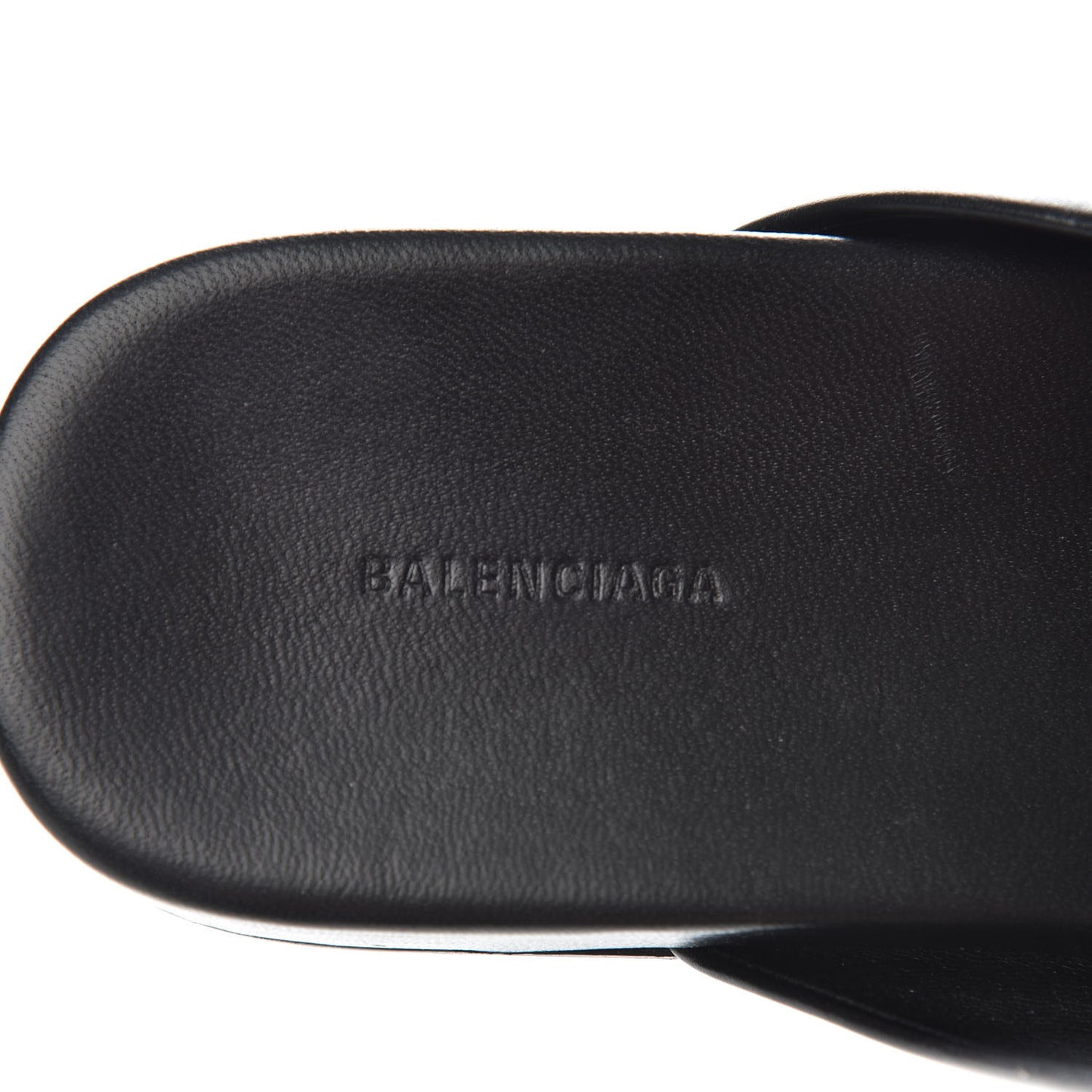 Calfskin BB Mules 35.5 Black