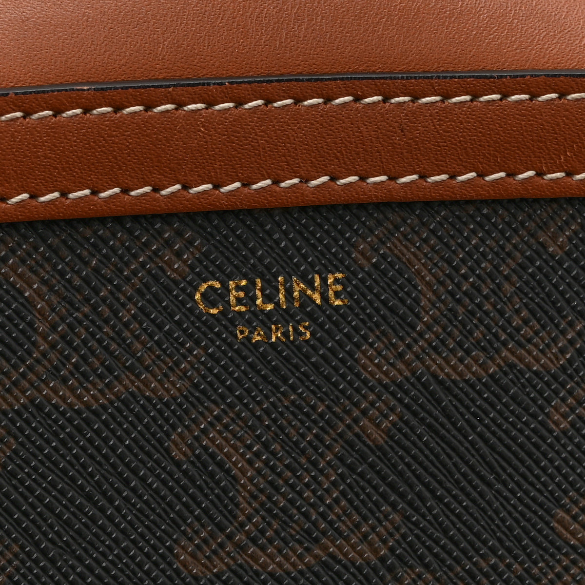 Triomphe Canvas Small Camera Bag Tan