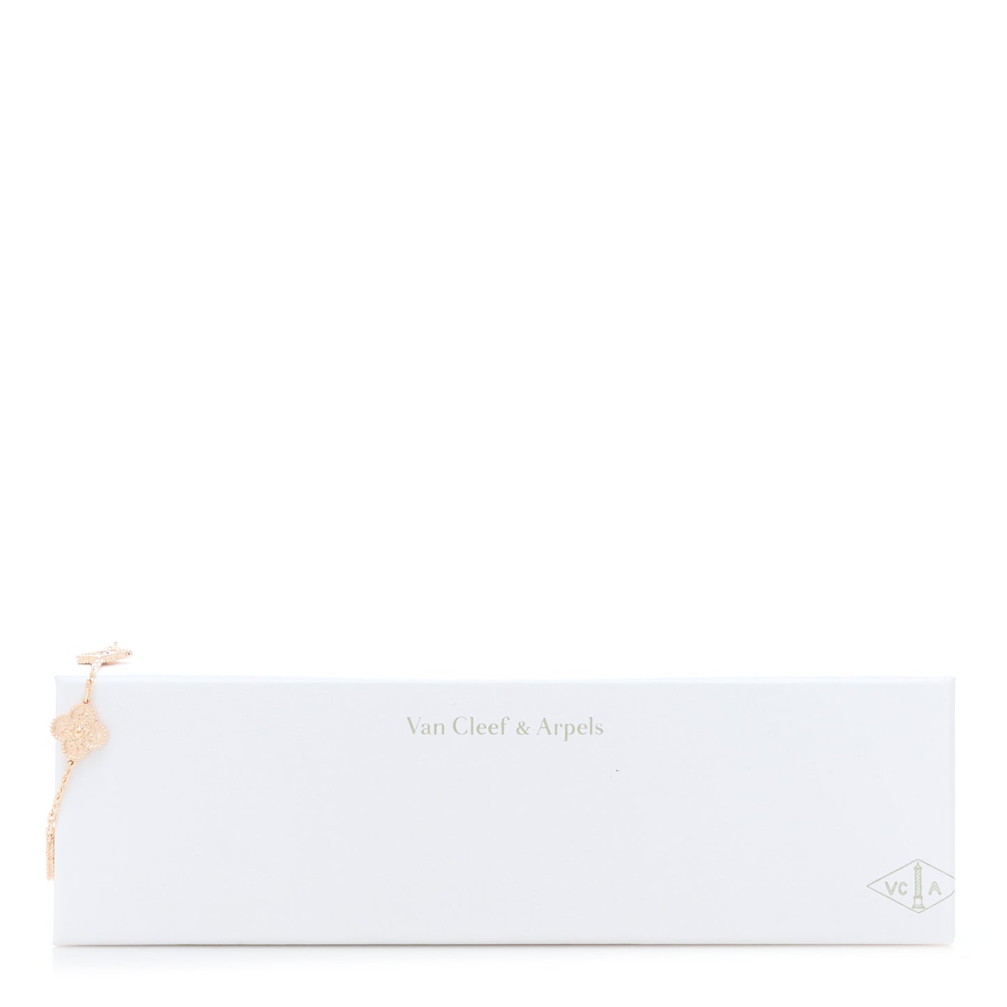 18K Rose Gold 5 Motifs Vintage Alhambra Bracelet