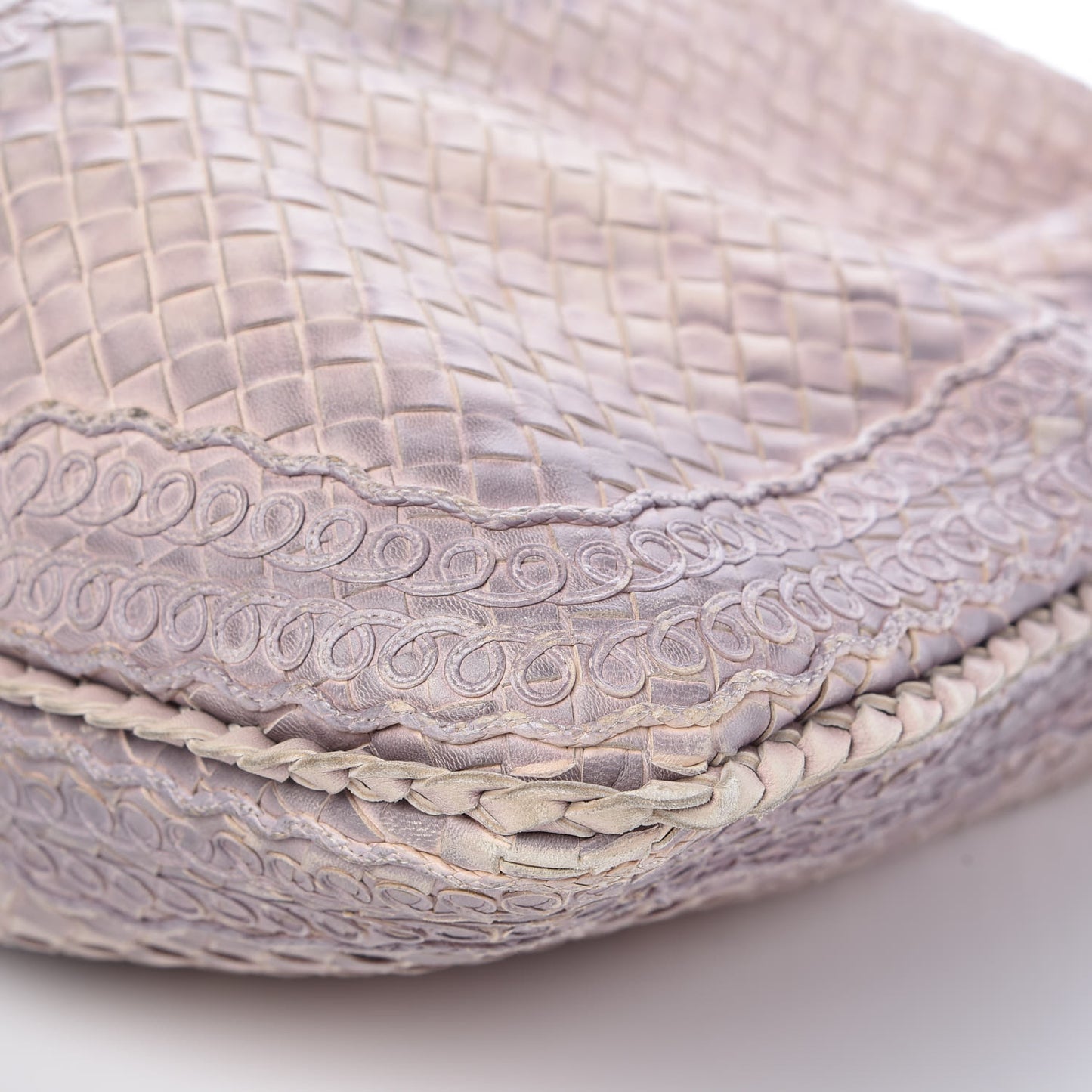 Nappa Intrecciato Maxi Veneta Hobo Ombre