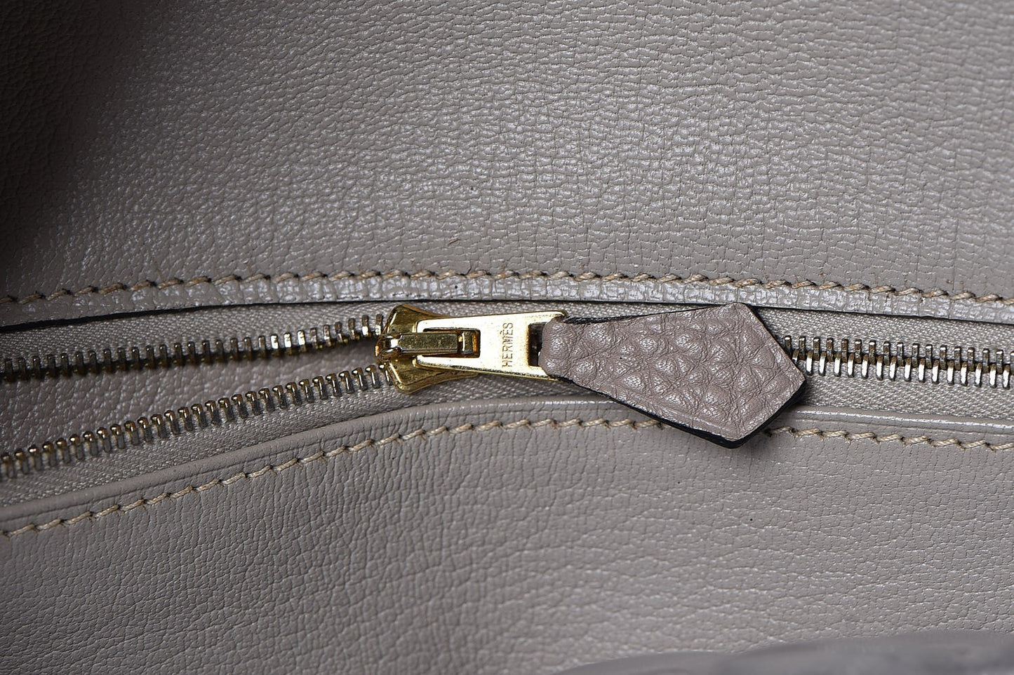 Togo Birkin 40 Gris Tourterelle