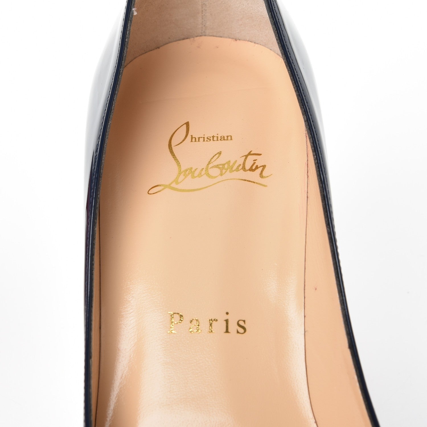 Christian Louboutin Patent Decollete 554 70 Pumps 36.5 Night 7 of 9