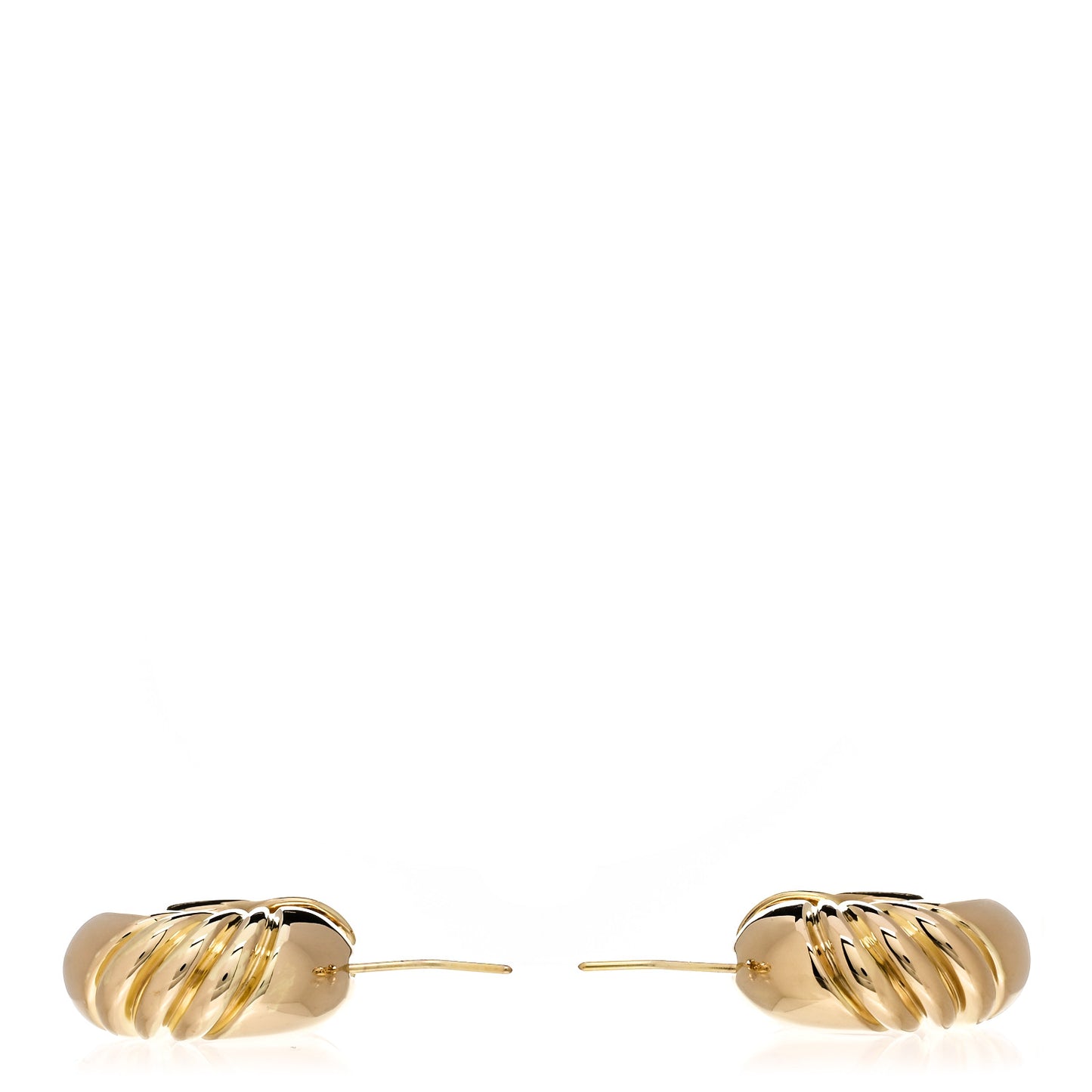 18K Yellow Gold 11mm Cable Classics Hoop Earrings
