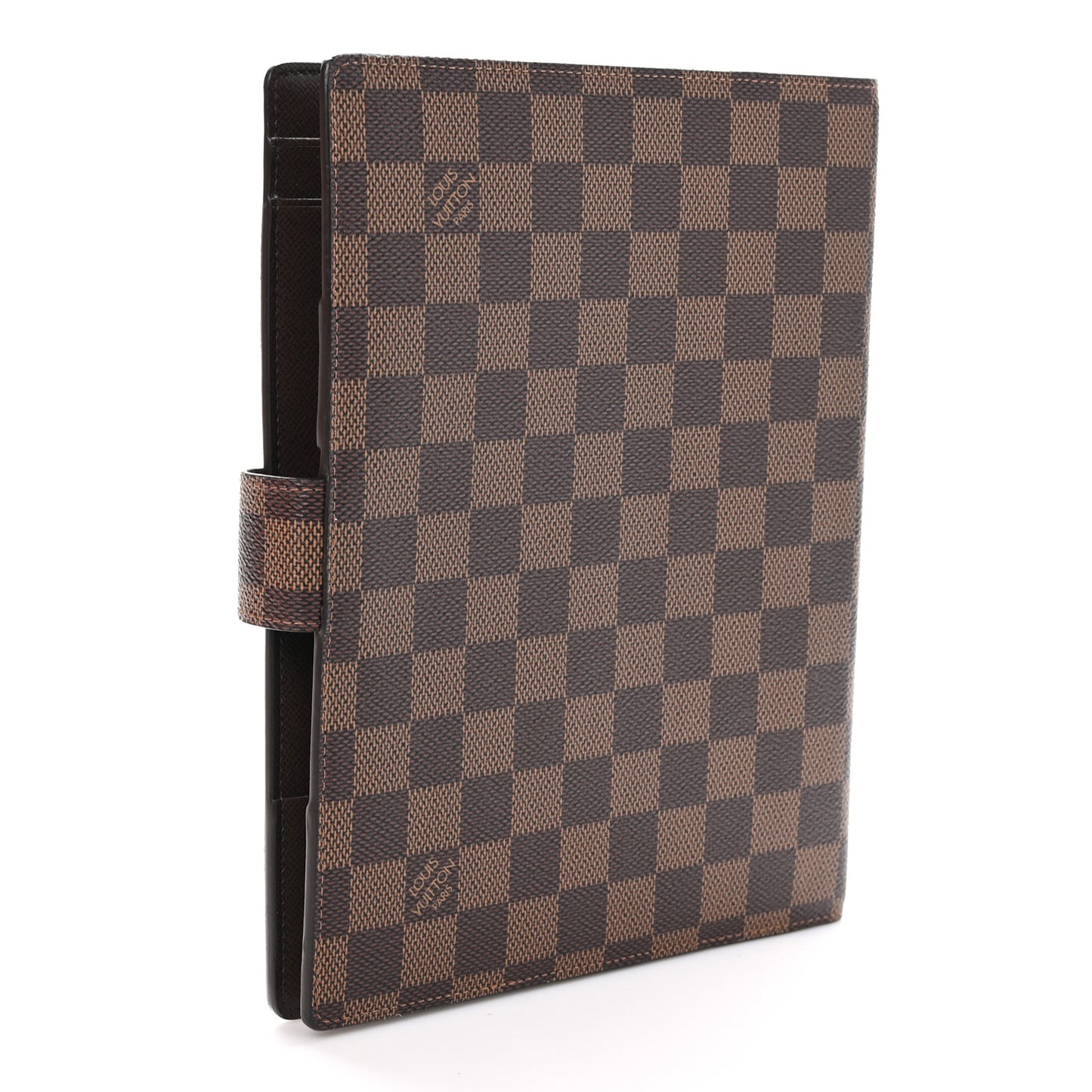Damier Ebene Large Ring Agenda Cover