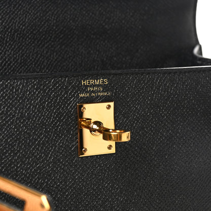 Hermes Epsom Kelly Sellier 25 Black 6 of 11