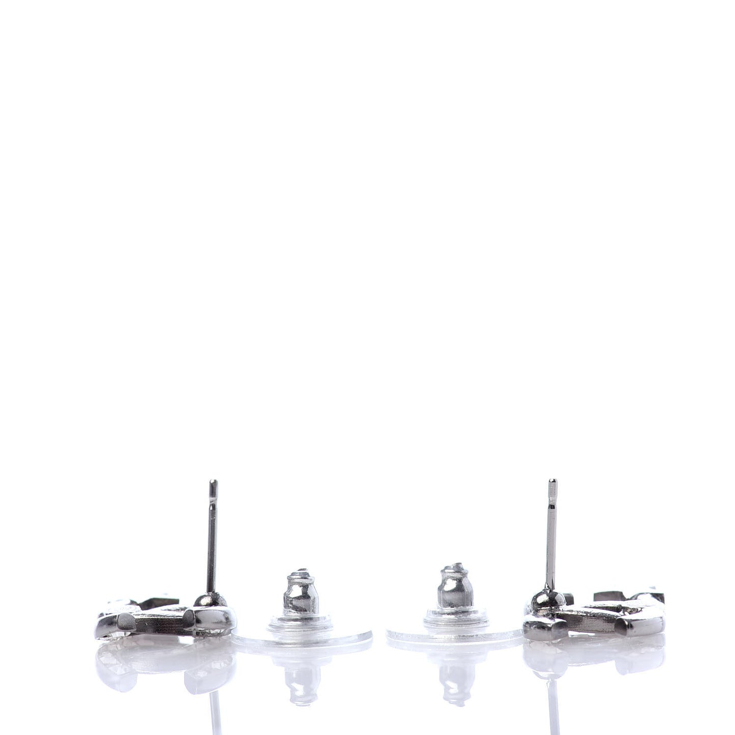 Crystal CC Starfall Earrings Silver