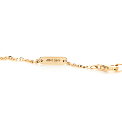 Van Cleef & Arpels 18K Yellow Gold Diamond Malachite Vintage Alhambra Pendant Necklace 6 of 8